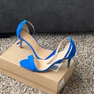 Cobalt blue heels- size 8 wide